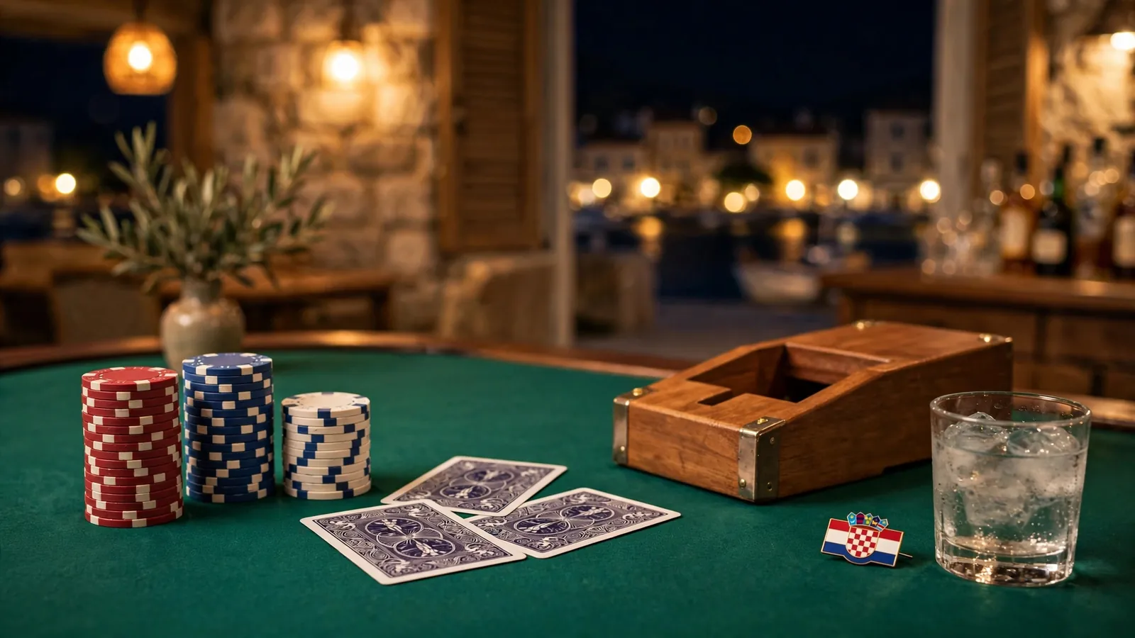 Stol za blackjack u hrvatskom casinu